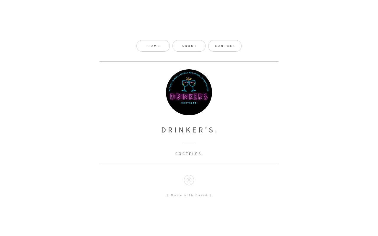 Carrd profile picture for @drinkers
